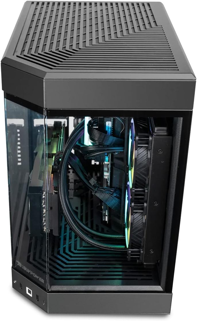 Black Gaming PC Desktop Intel Core i9 13900KF NVIDIA GeForce RTX 4070 12GB 32GB DDR5 1TB NVMe Windows 11 Home J7937
