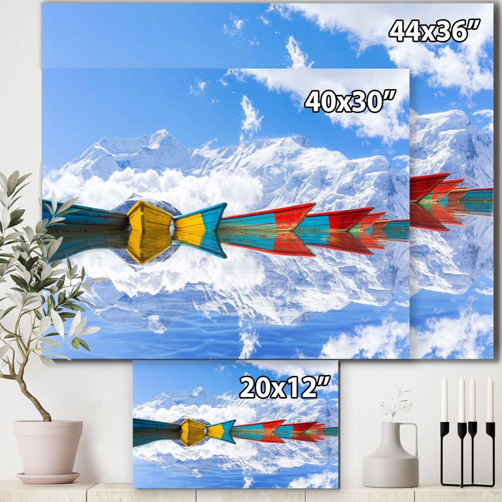 Boat Canvas Artwork Print 40 in. Wide x 30 in. High B8397