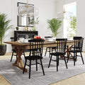 Antique Rustic Solid Pine Folding Farm Table C8492