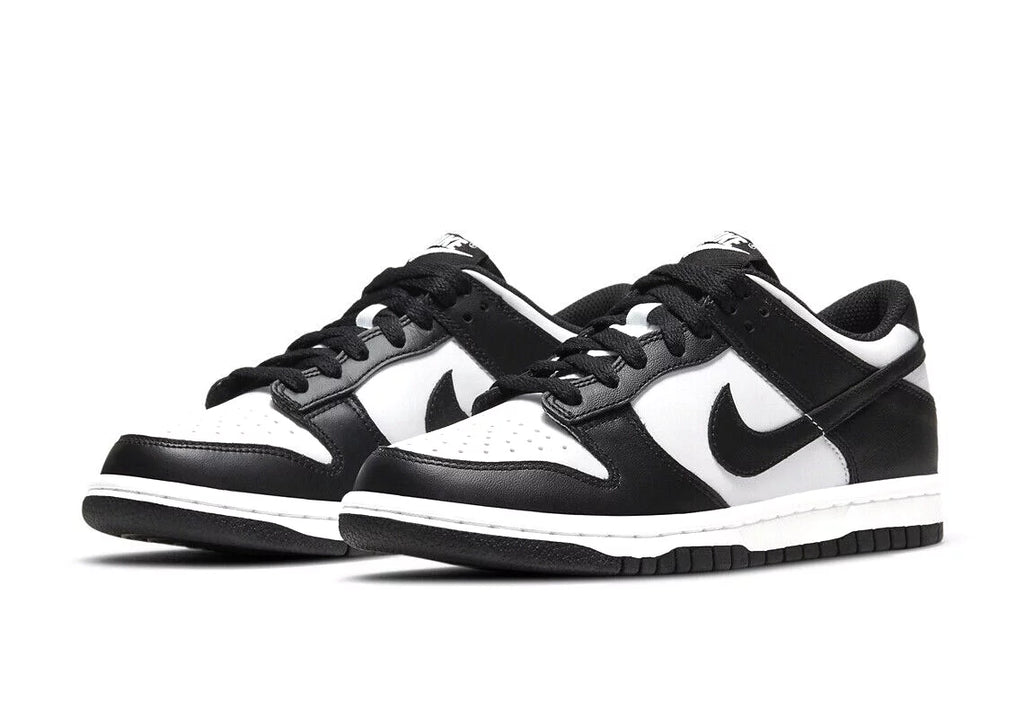 White Black Leather Sneaker Shoes I879449