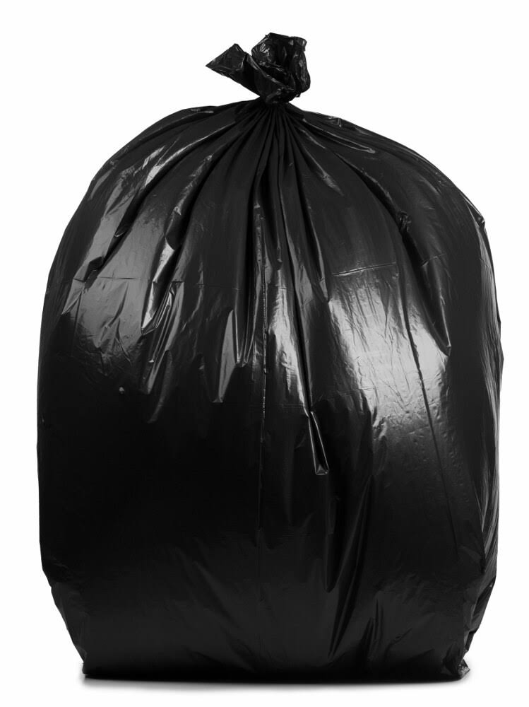 65 Gallon Black 1.5 Mil Garbage Bags I166