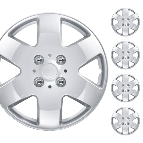 4-Pack 15 Inch Wheel Rim Cover Hubcaps Snap On Hub Cap Set O417