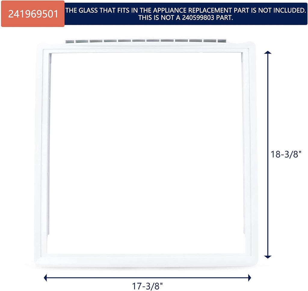 Crisper Pan Cover, Shelf Frame and Delicatessen Drawer Cover O405541