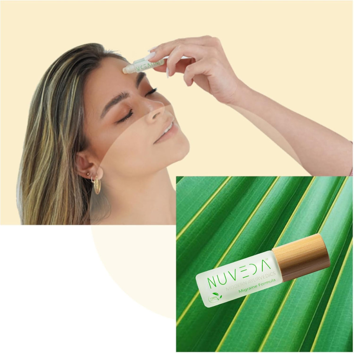 Advanced Migraine Formula All Natural Headache Stick Roll On Stick B402