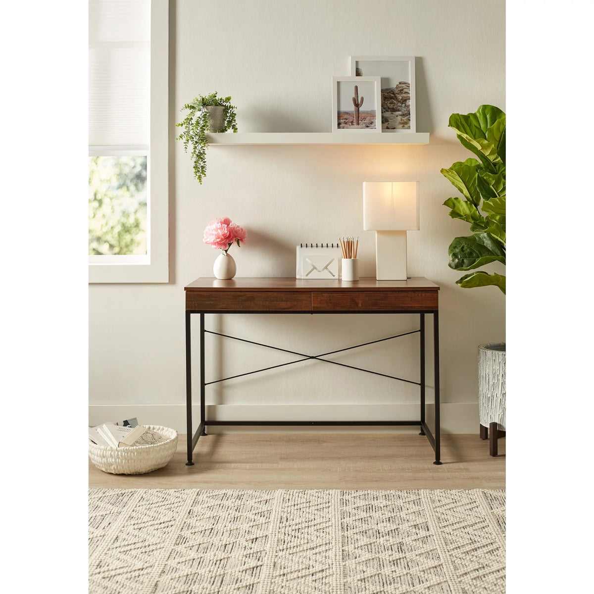 Brown Computer Desk J86831