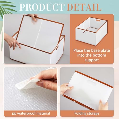 4 Pcs Collapsible Freezer Organizer Bins U53768