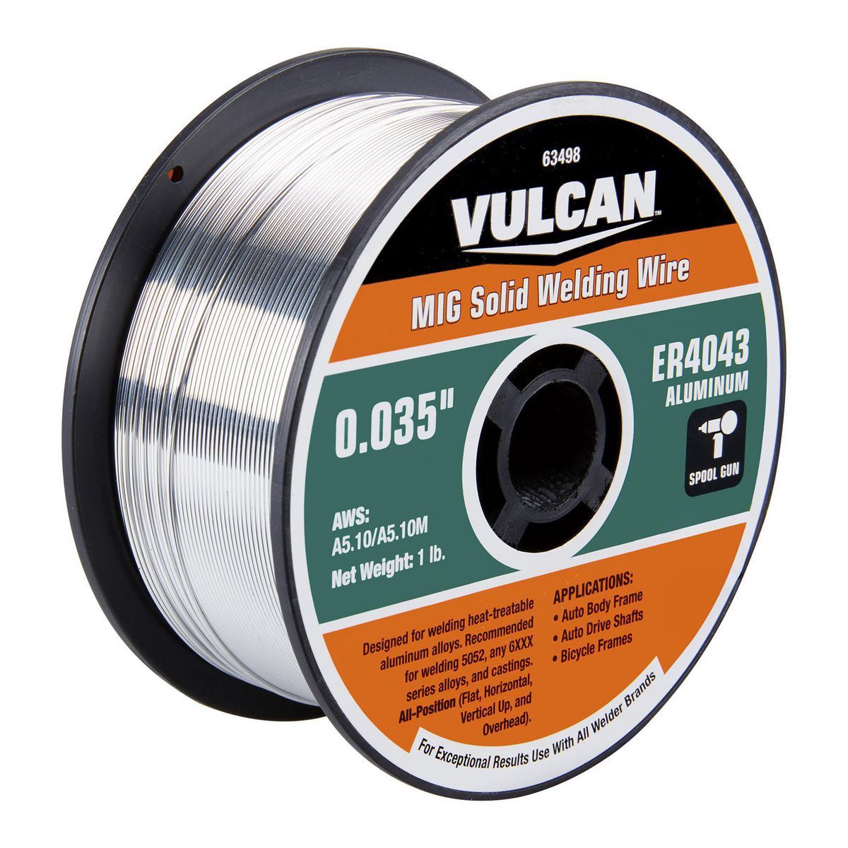 0.035 in. ER4043 MIG Solid Welding Wire 1 lb. Roll D140
