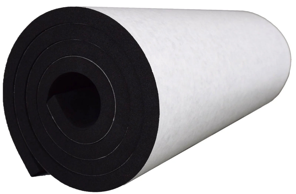 Marine Foam Rolls Sheets with Adhesive Closed Cell Foam Padding Neoprene Foam Cosplay Easy Cut - Various Sizes (60" x 16" x 1/2" (1 Pack), Black, 1) R55145