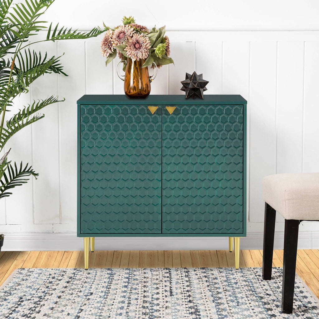 Green 2-Door Accent Cabinet L536069