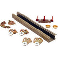 Steel Bypass Door Hardware Set R4035