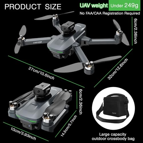 Foldable HD Camera Drone with Screen and 3 Batteries D68488