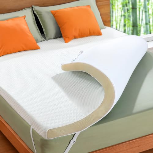 3-inch Gel Infused Cooling Queen Memory Foam Mattress Topper S948776