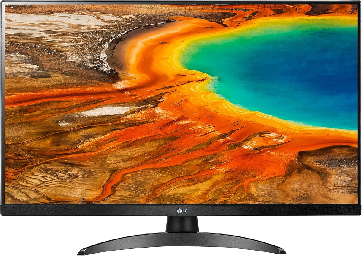 27” Full HD IPS TV/Monitor with Dual 5W Built-in Speakers, HDMI Input, Wall Mountable, Remote Control – Black H76291