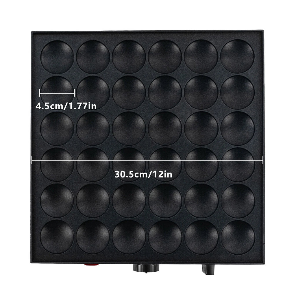 36 Holes Nonstick Electric Pancake Maker 900W 110V F273