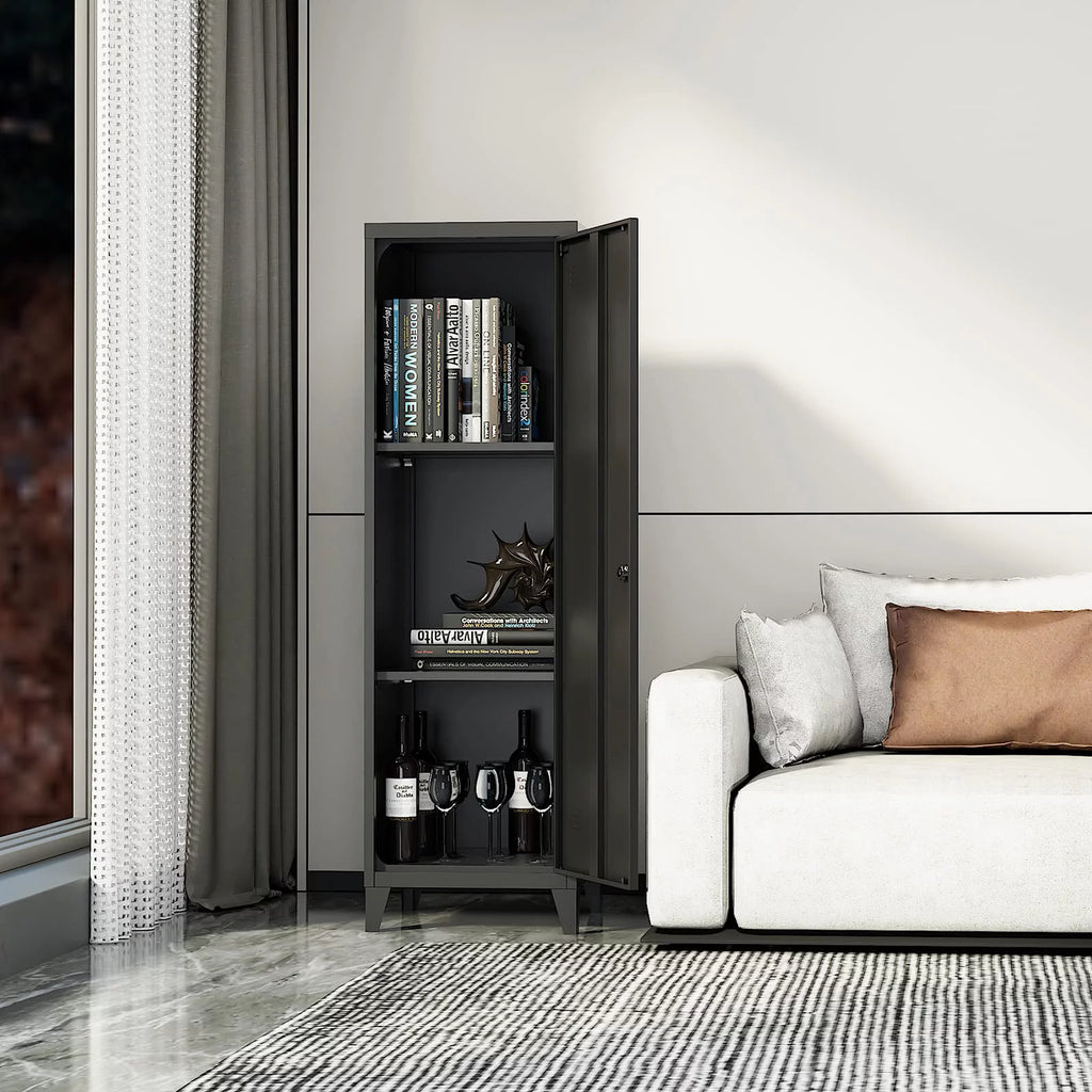 Metal Locker Storage Cabinet with Locking Door V74520