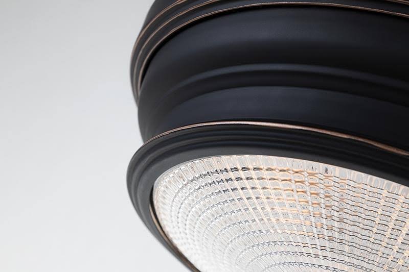 Polished Nickel 1 Light Flush Mount E8943