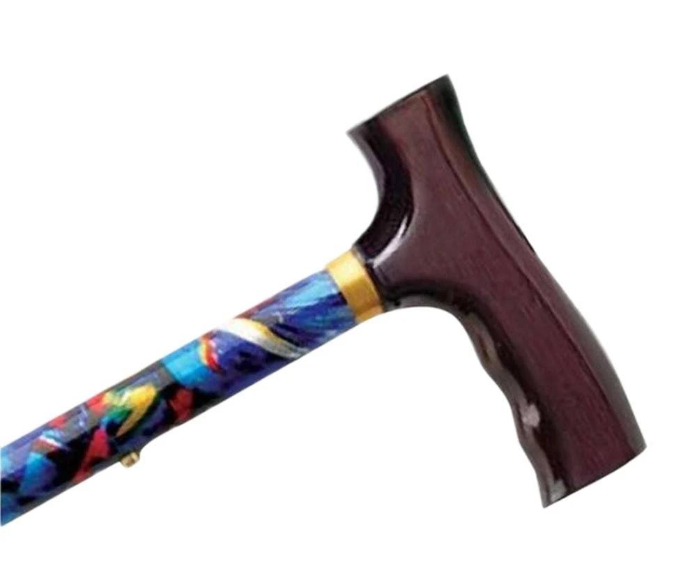 Adjustable Folding Cane with Fritz Handle R1159