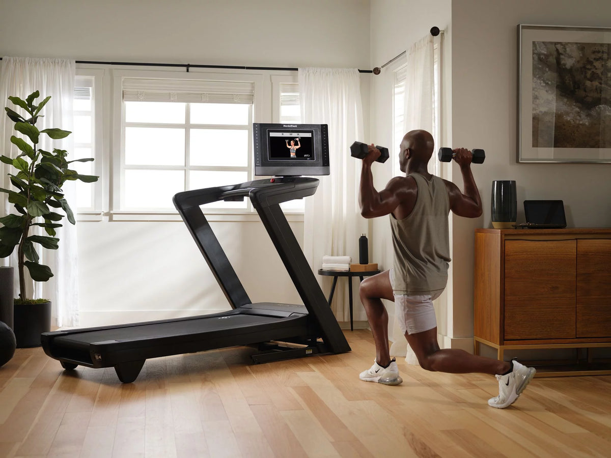 Treadmill with 14” Pivoting Touchscreen M97946