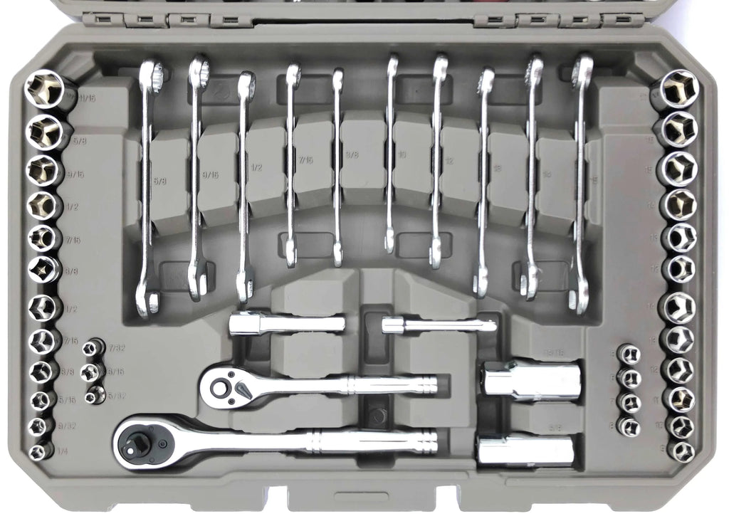95 Piece Mechanics Tool Set in Metric and SAE W113
