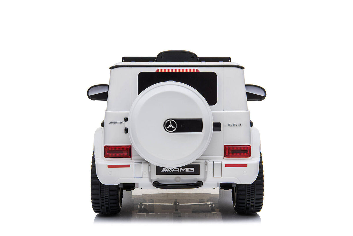 White 6V Kids Ride on Car with MP3 and RC M90268
