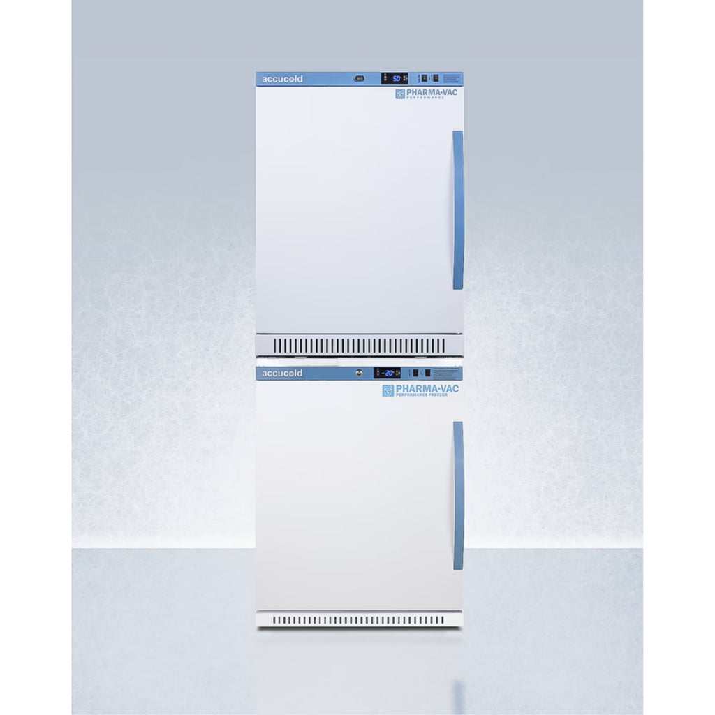 Pharma-Vac stacked vaccine refrigerator/freezer combination F475757