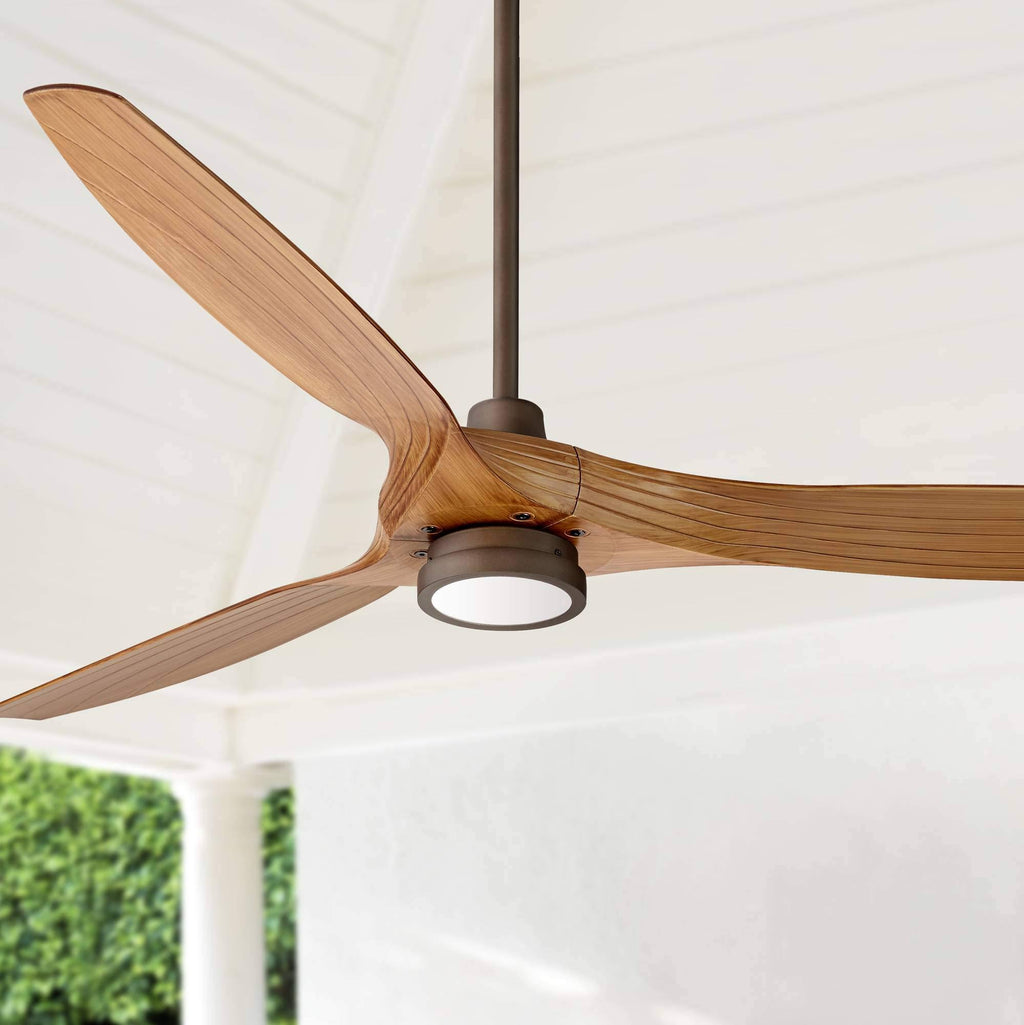 60 inch Bronze and Walnut LED Ceiling Fan B127500