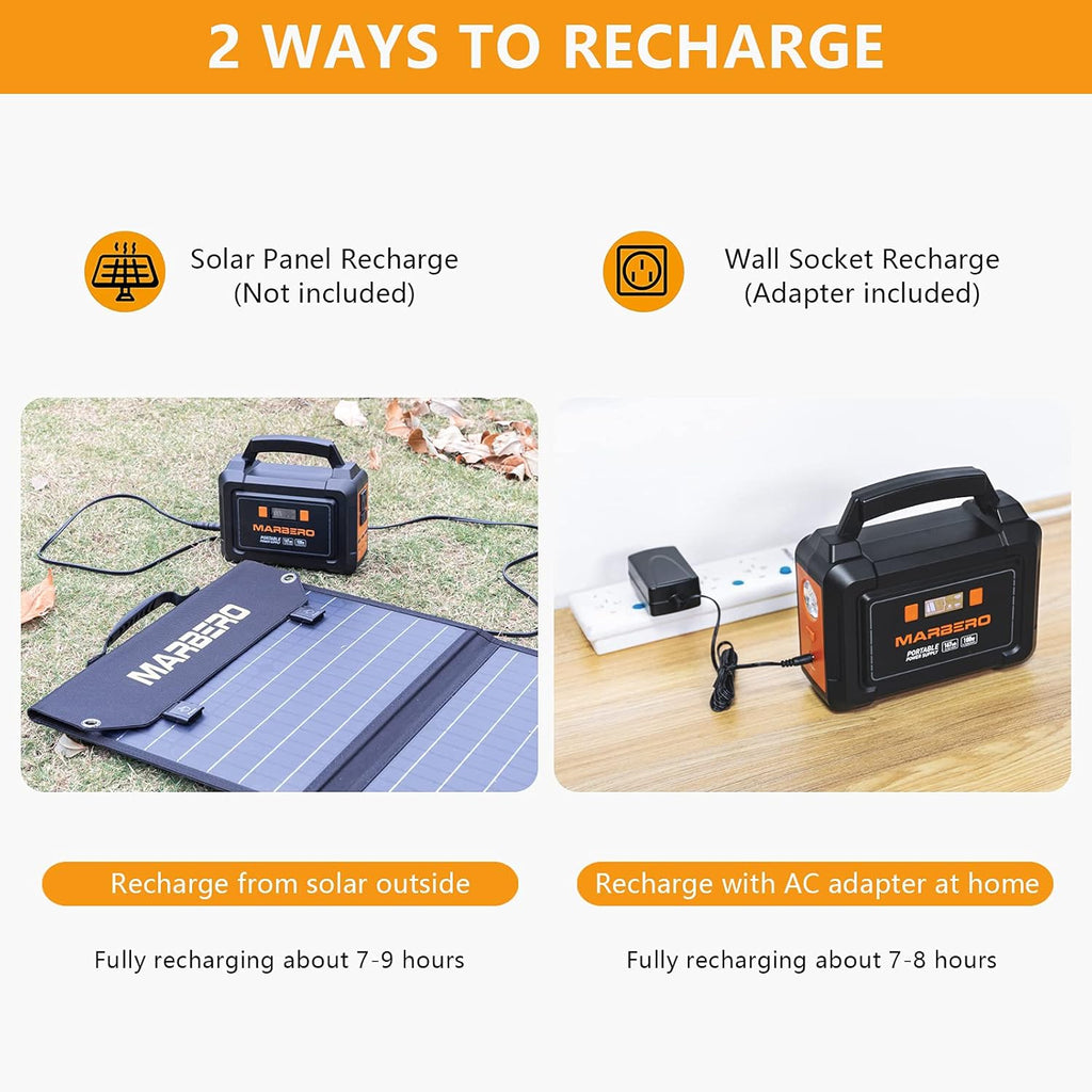 167Wh Portable Power Station with 110V AC Outlet Z256