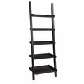 Sleek Wooden Ladder Bookcase Q886