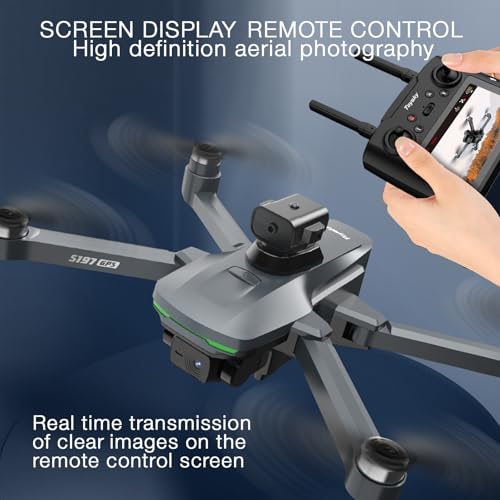 Foldable HD Camera Drone with Screen and 3 Batteries D68488