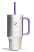 40 Oz Insulated Stainless Steel Travel Tumbler with Handle Lid and Straw T34481