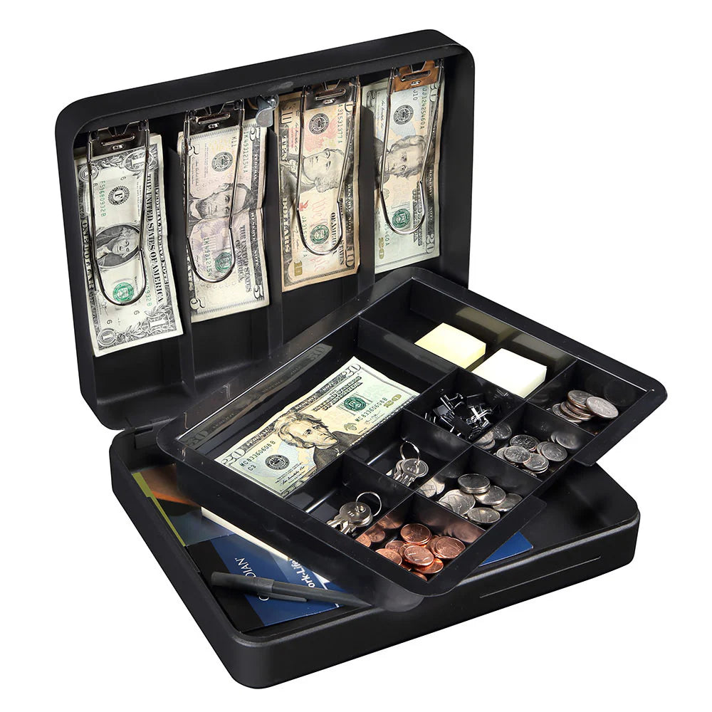 Cash Box 5 Bill 8 Coin Slots C5755