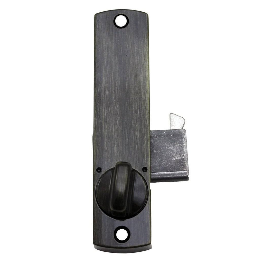 White Mechanical Keyless Hook Bolt Sliding Door Lock D7796