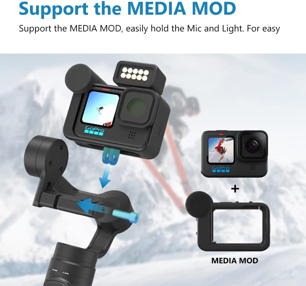 3-Axis Handheld Gimbal Stabilizer for Action Cameras E58037
