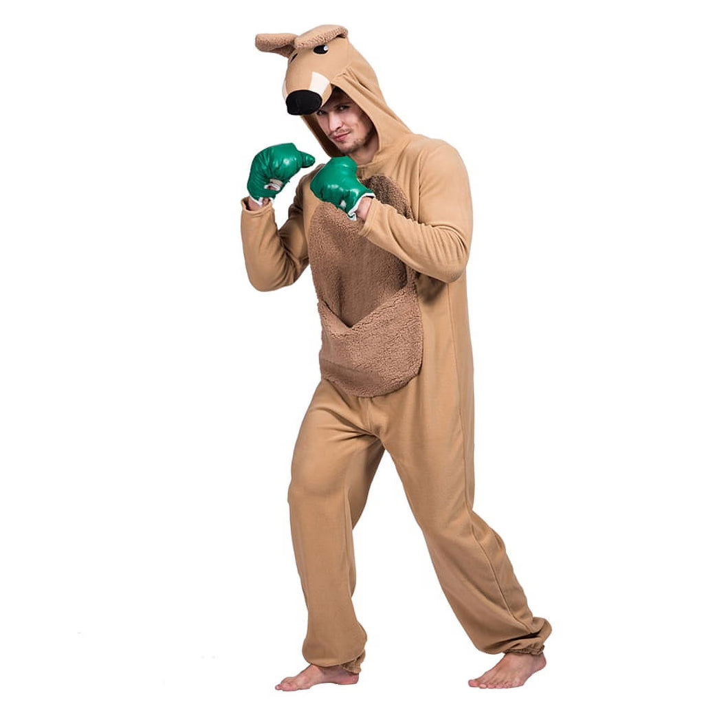 Adult Kangaroo Costume Onesie Pajamas H768