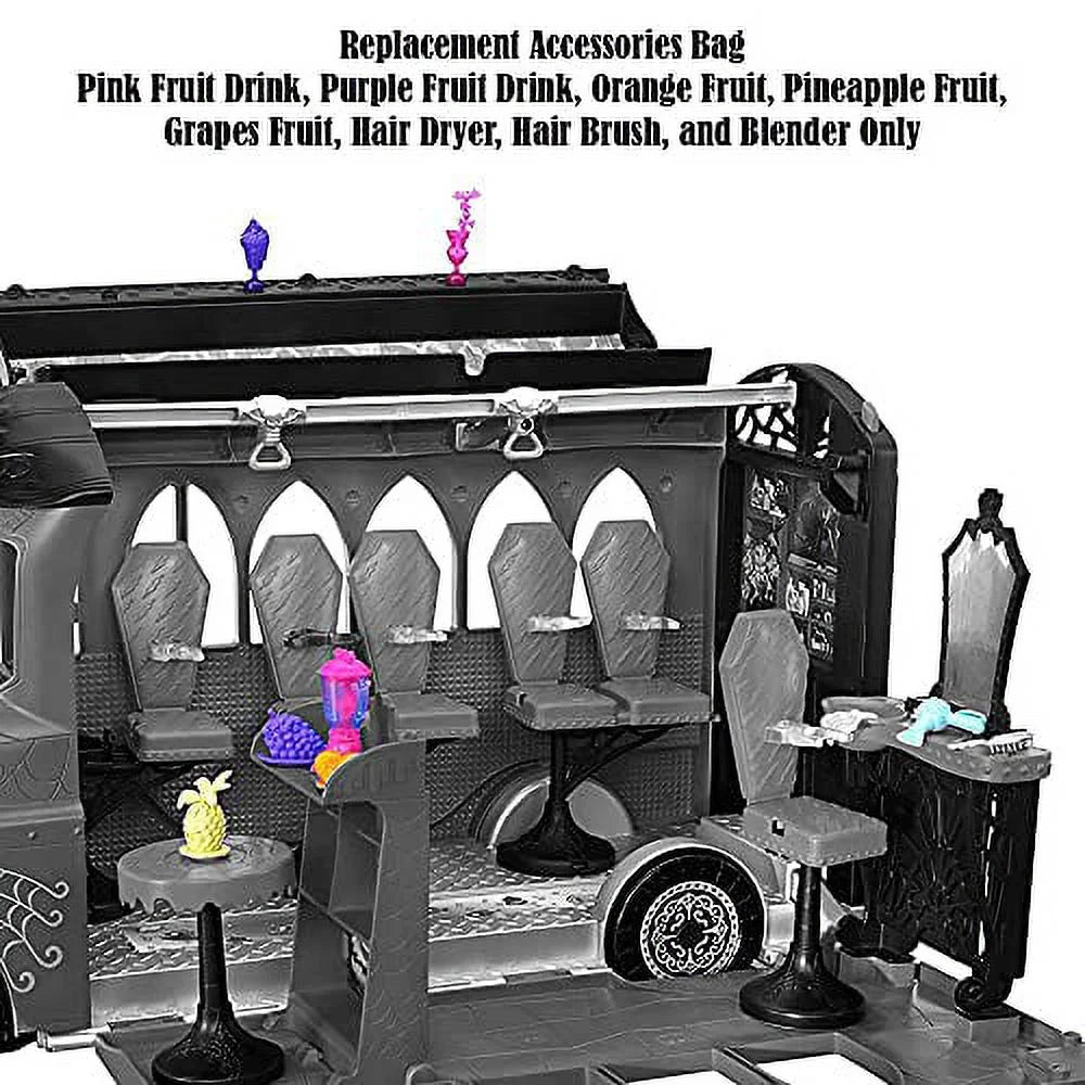 Replacement Accessories Bag for Monster High Deluxe Bus Playset H880708