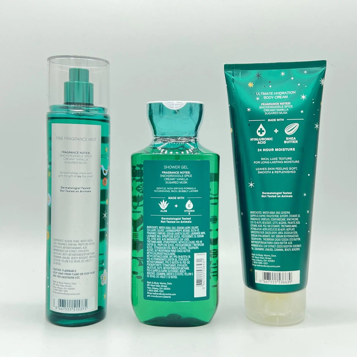 Fine Fragrance Mist, Shower Gel and Body Cream 3-Piece Bundle B68824