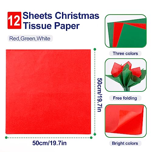 20 Pack Christmas Gift Bags with Handle I354