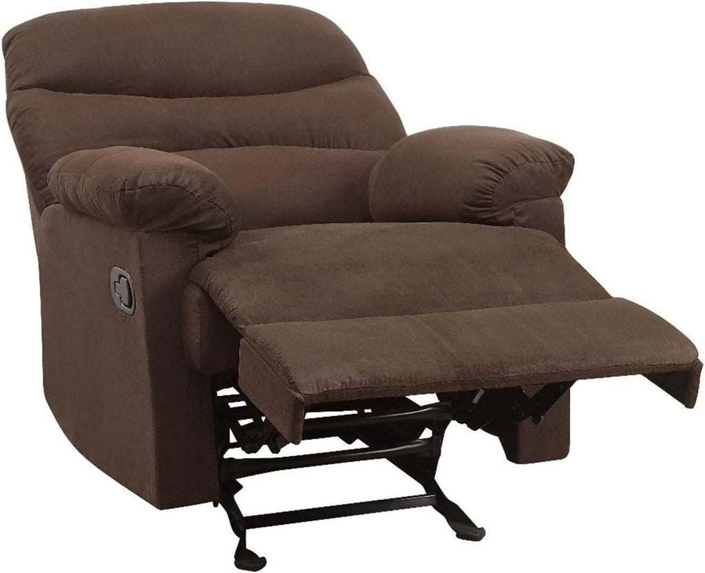 Chocolate Upholstered Motion Recliner M7915
