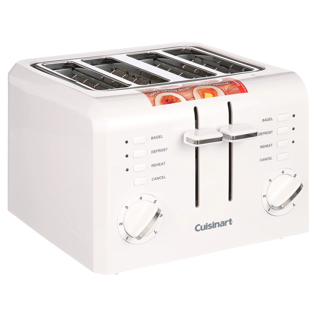 4 Slice Compact Plastic Toaster V49797