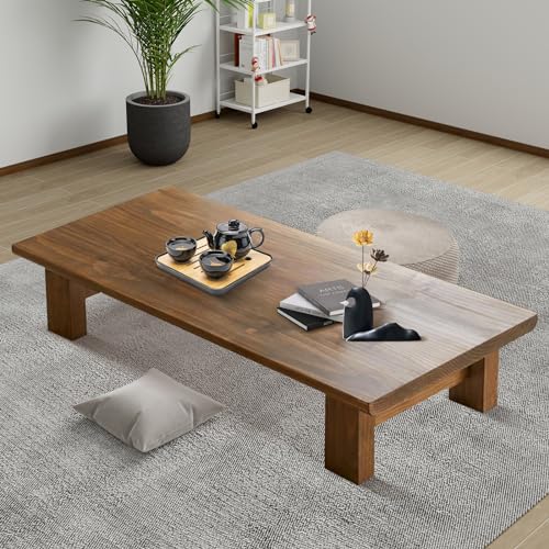 Solid Wood Low Coffee Table (100cm) X902