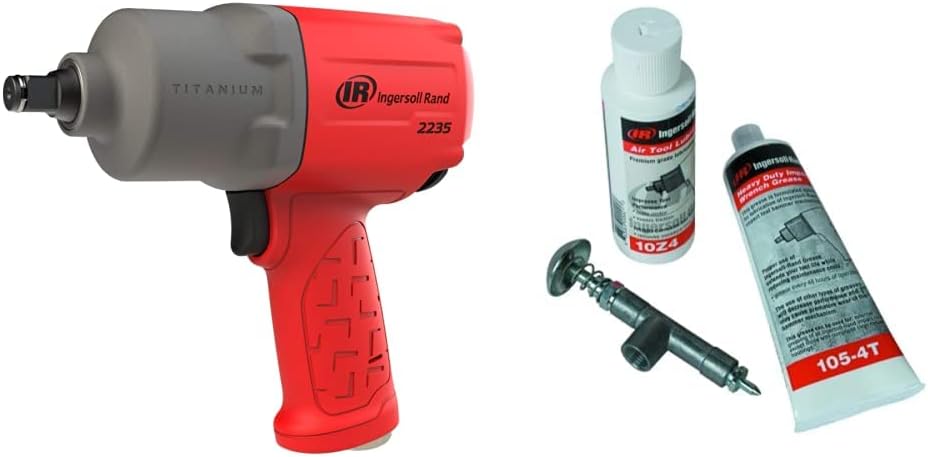 1/2" Drive Air Impact Wrench, Titanium Hammer Case, Gray P628703