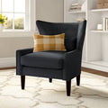 Carbon Fabric Wingback Chair V5740