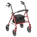 Red 4-Wheel Rollator with 7.5 Casters U267264