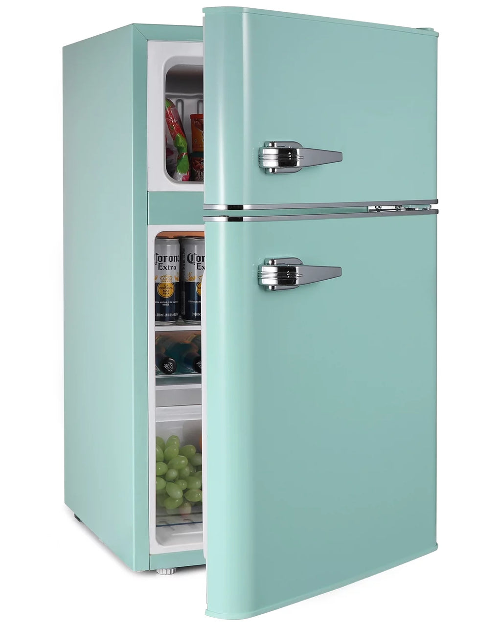 3.2 Cu ft Compact Mini Refrigerator Green O36911