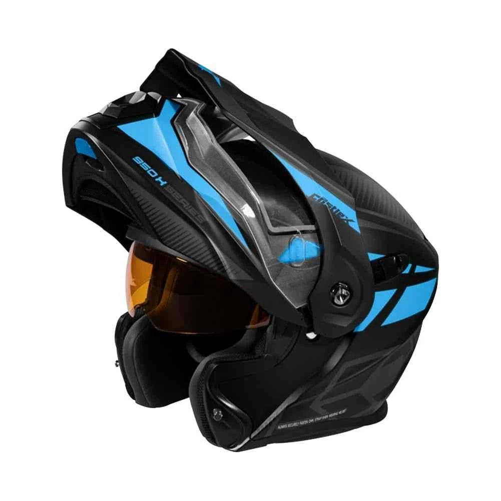 Matte Black/Blue 2XL Electric Snow Helmet R471981