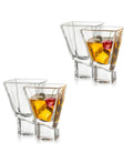 Set of 4 Square Martini Glasses Y84449