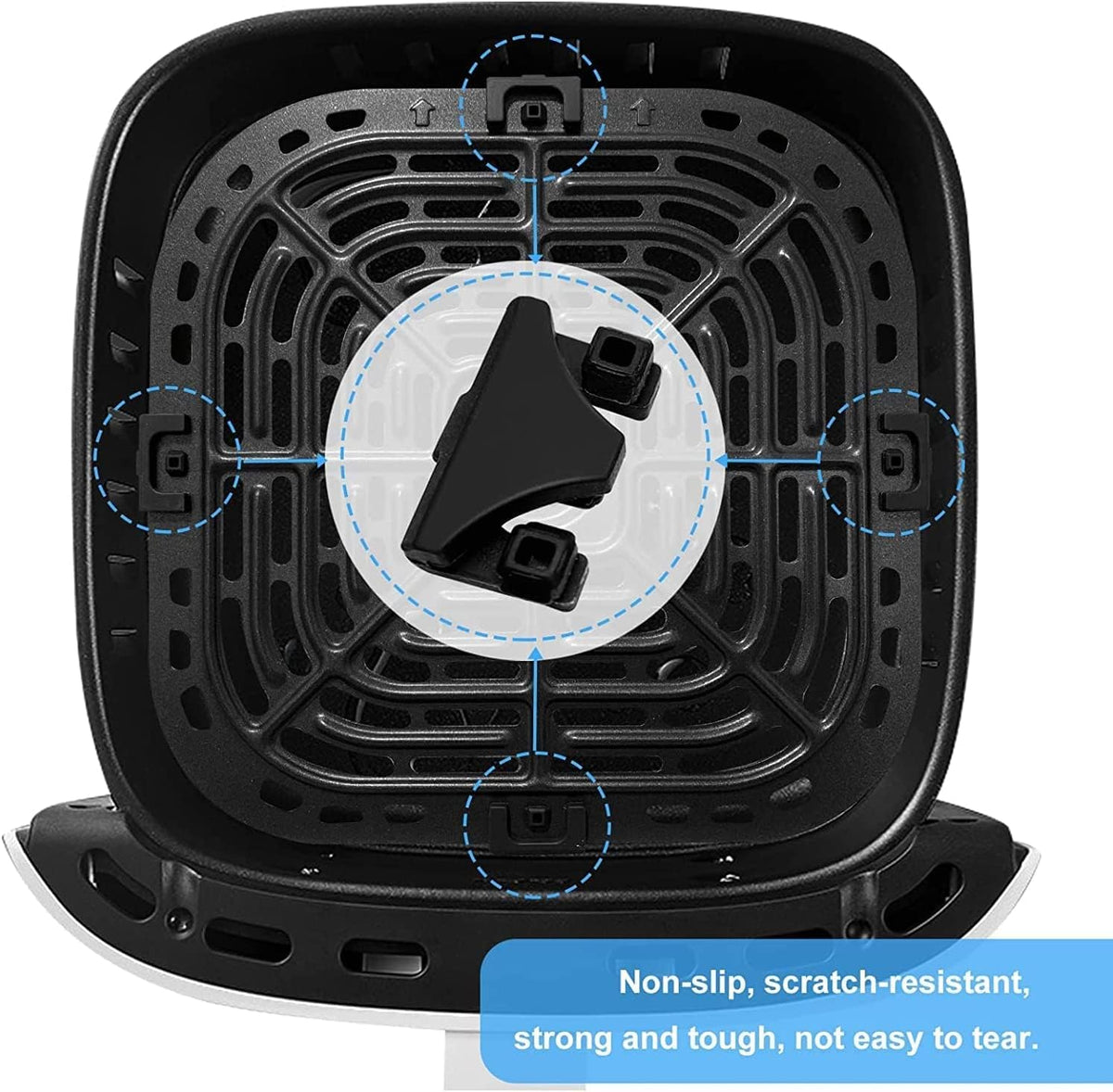 4PCS Air Fryer Rubber Feet P670