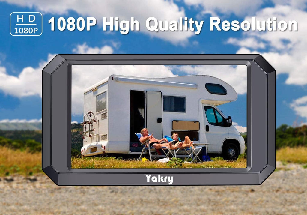 Wireless HD 1080P Backup Camera 5" Monitor Y589630