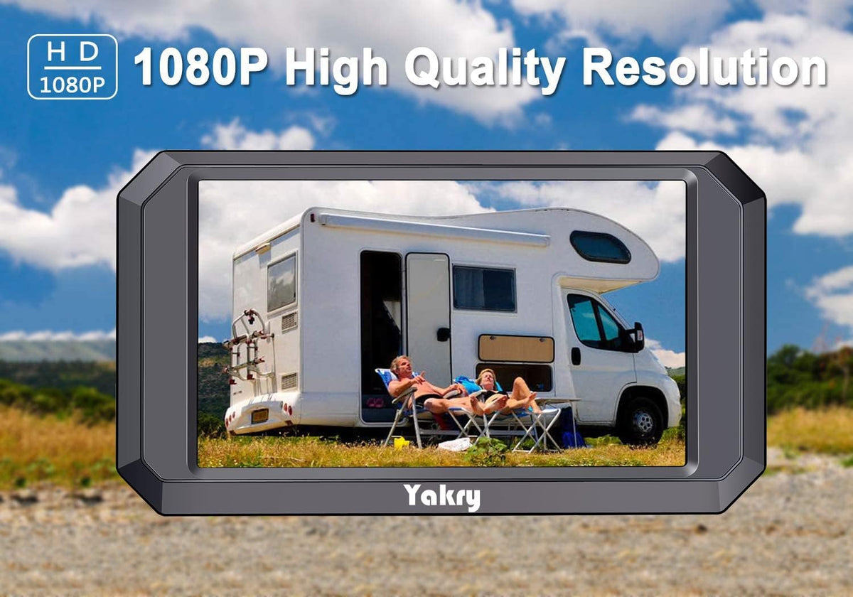 Wireless HD 1080P Backup Camera 5" Monitor Y589630