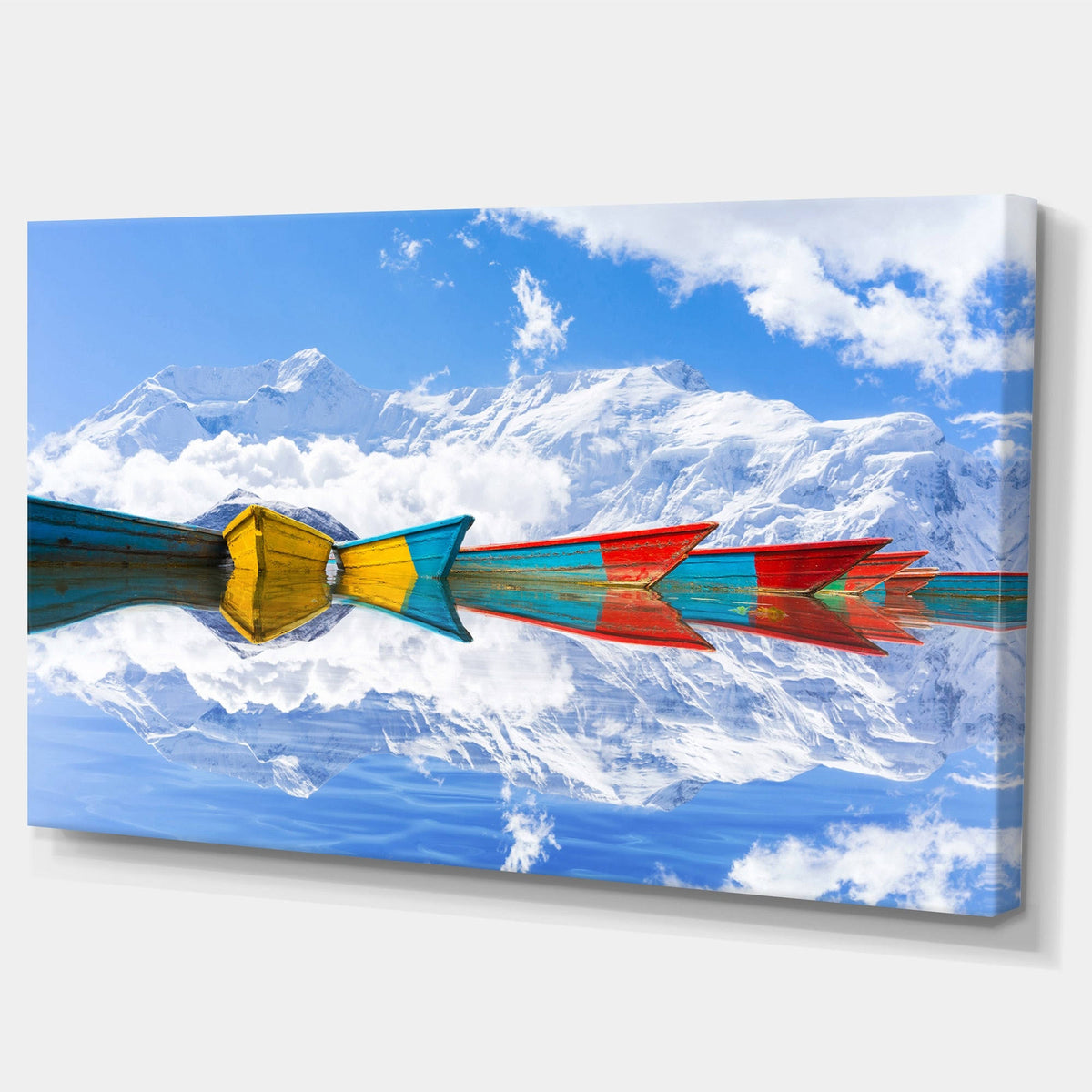 Boat Canvas Artwork Print 40 in. Wide x 30 in. High B8397